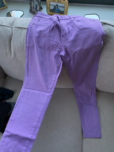 Purple Comfortable Skinny Jeans Size 5/27