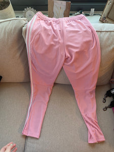 NWOT Adidas Pink Track Pants Size L