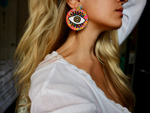 Nova Eye Colorful Earrings