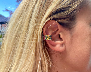 Multicolor Ear Cuff Earrings