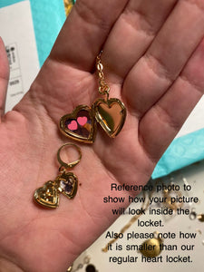 Dainty Heart Locket Necklace